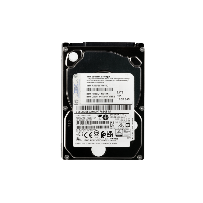 Dysk twardy IBM 2.4TB 10K HDD SAS 12G 2.5" 512n 256MB 01YM150