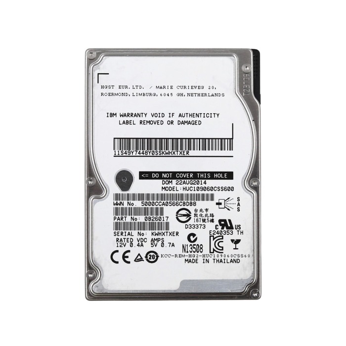 Dysk twardy IBM 300GB 10K HDD SAS 6G 2.5" 64MB 49Y7414