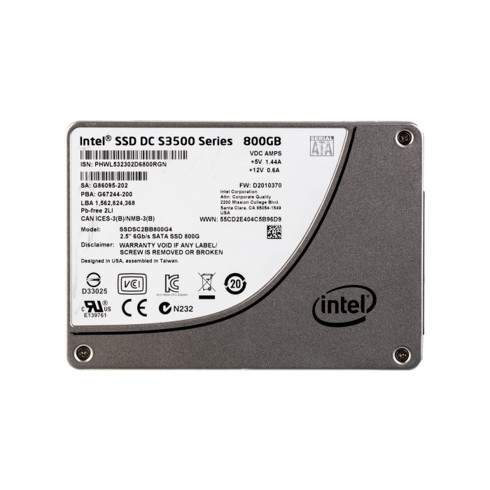 Dysk twardy Intel 800GB SATA SSD 6G 2.5" RI SSDSC2BB800G4