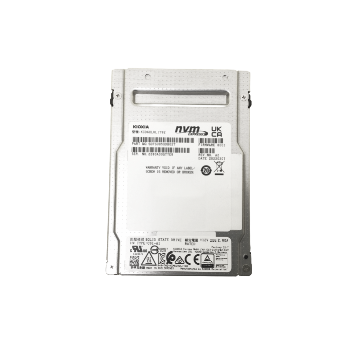 Dysk twardy Kioxia 1.92TB SSD NVMe PCIe 4.0 U.3 2.5" 3D TLC RI SDFSU85GDB02T