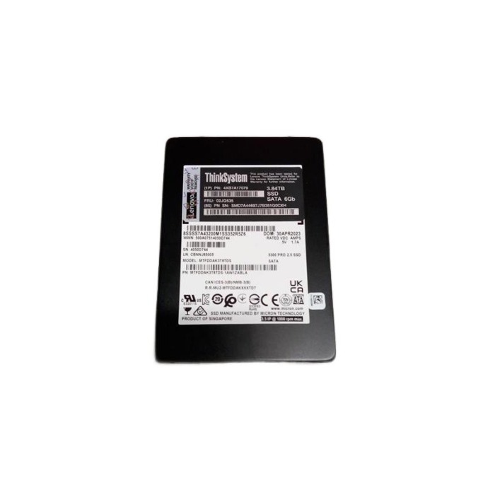 Dysk twardy Lenovo 3.84TB SSD SATA 6G 2.5" 3D TLC NAND RI 4XB7A17079
