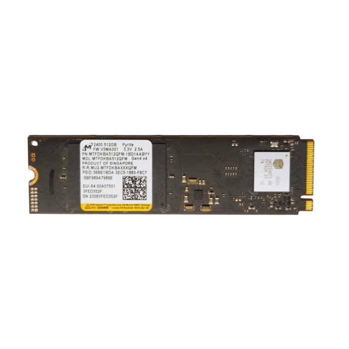 Dysk twardy Micron 512GB SSD NVMe PCIe 4.0 M.2 2280 MTFDKBA512QFM
