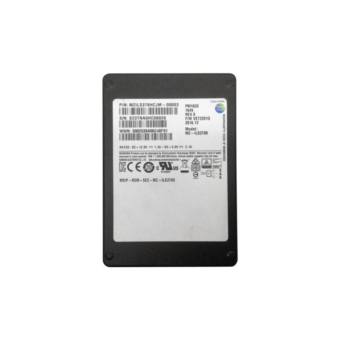 Dysk twardy Samsung 3.84TB SSD SAS 12G 2.5" TLC RI MZILS3T8HCJM-00003