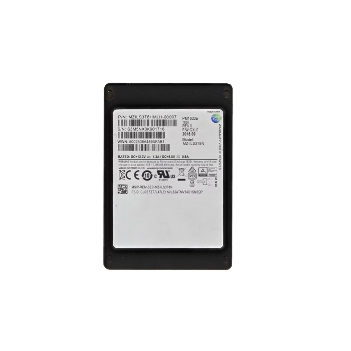 Dysk twardy Samsung 3.84TB SSD SAS 12G 2.5" TLC RI MZILS3T8HMLH-00007
