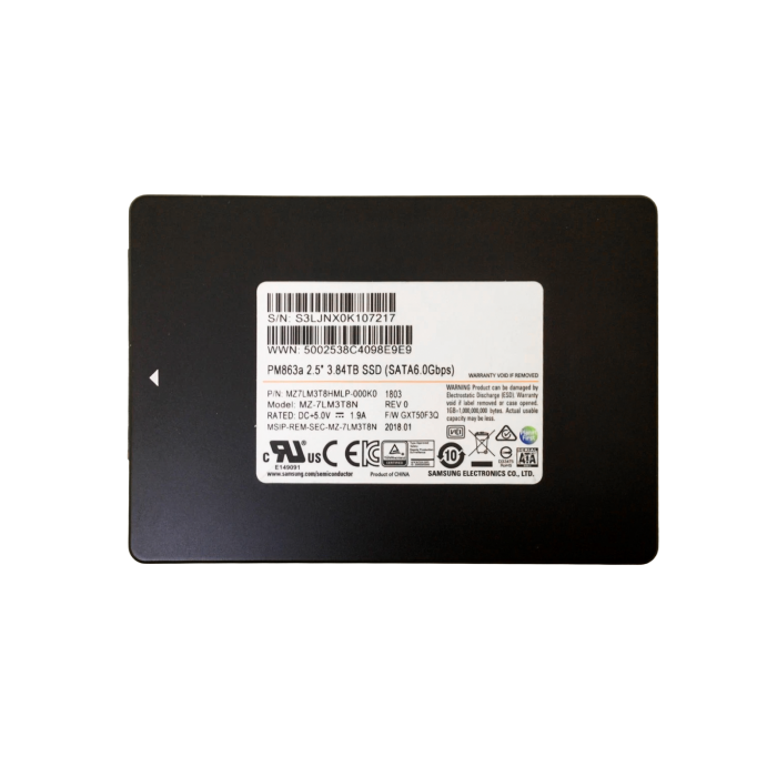 Dysk twardy Samsung 3.84TB SSD SATA 6G 2.5" TLC RI MZ7LM3T8HMLP-000K0