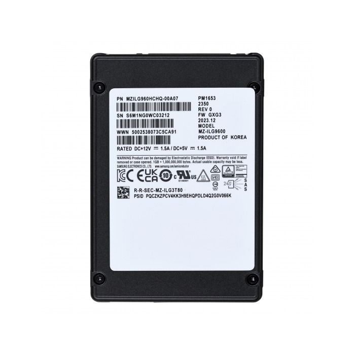 Dysk twardy Samsung 960GB SSD SAS 2.5" RI MZILG960HCHQ-00A07