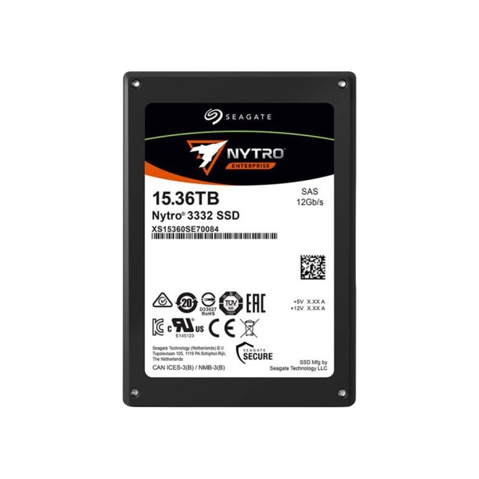 Dysk twardy Seagate 15.36TB SSD SAS 12G 2.5" TLC RI XS15360SE70084