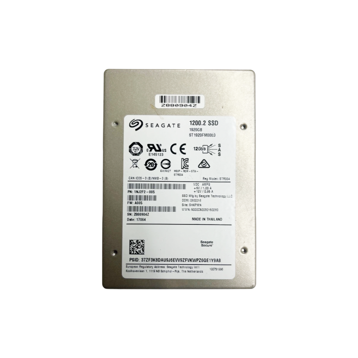 Dysk twardy Seagate 1.92TB SSD SAS 12G 2.5" eMLC MU ST1920FM0003