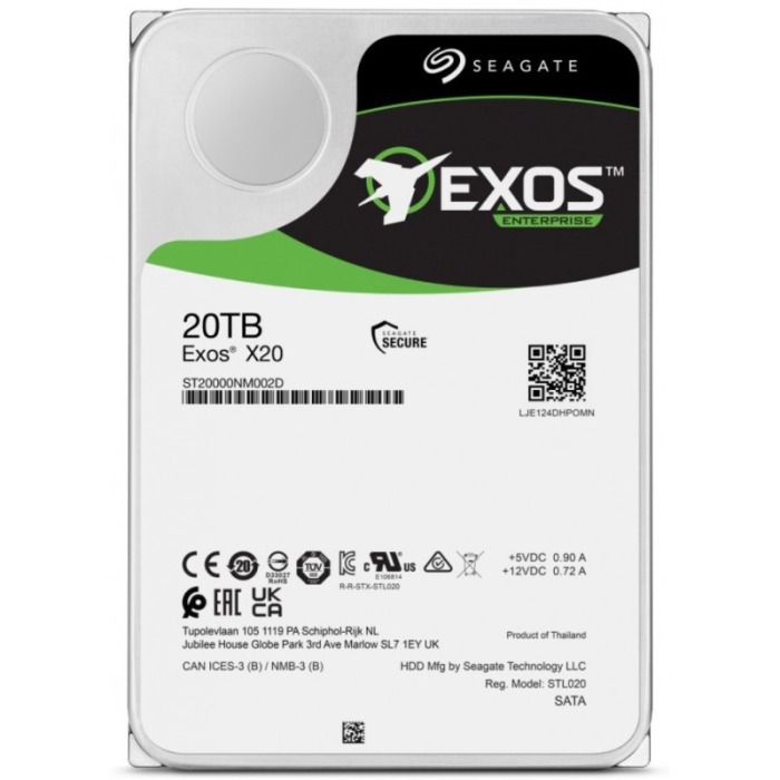 Dysk twardy Seagate 20TB 7.2K HDD SAS 12G 3.5" 512e 256MB ST20000NM002D