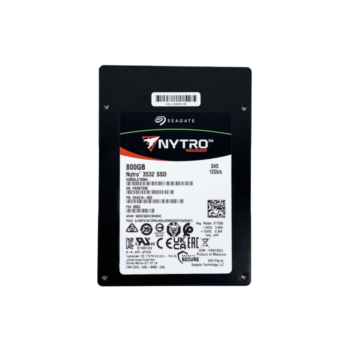 Dysk twardy Seagate 800GB SSD SAS 12G 2.5" TLC MU 2XA216-003