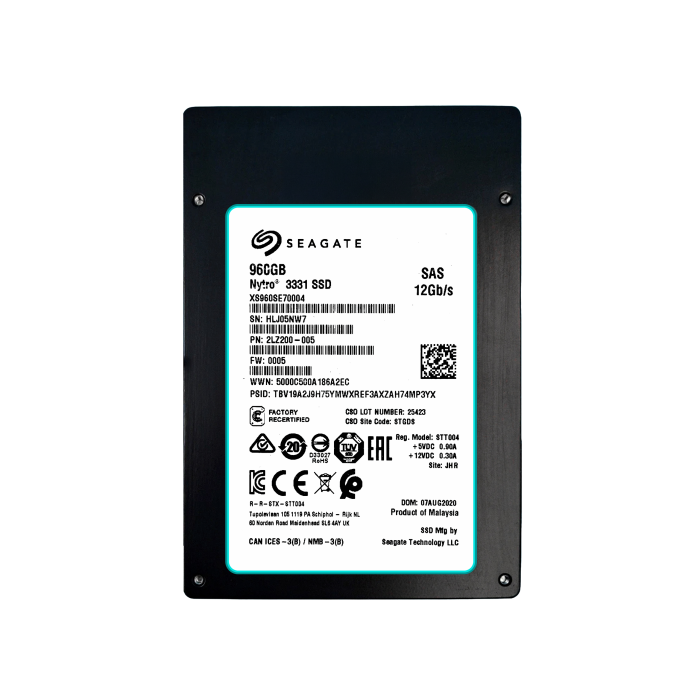 Dysk twardy Seagate 960GB SSD SAS 12G 2.5" 3D eTLC RI 512 2LZ200-005