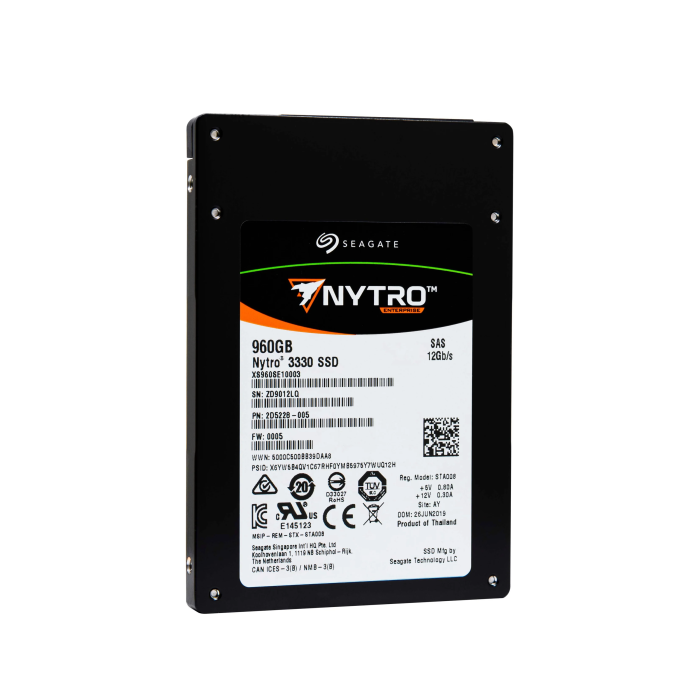 Dysk twardy Seagate 960GB SSD SAS 12G 2.5" TLC RI XS960SE10003