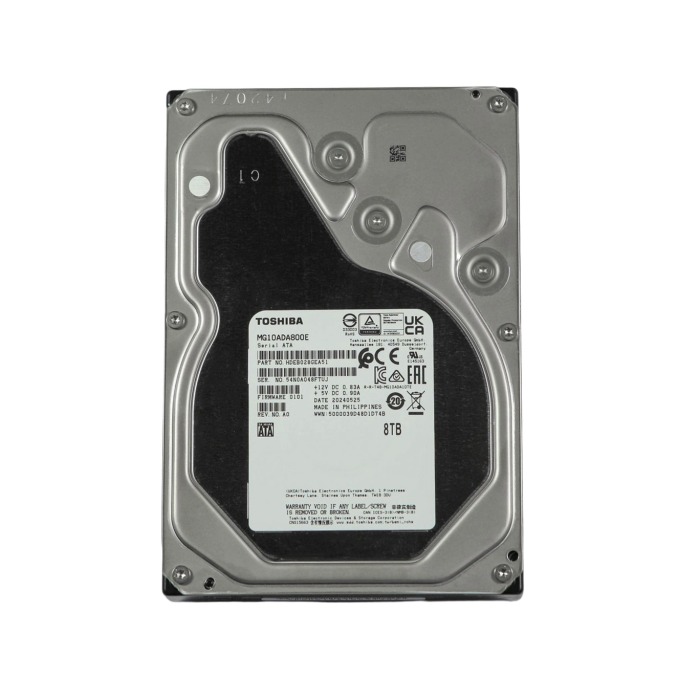 Dysk twardy Toshiba 8TB 7.2K HDD SATA 6G 3.5" 512MB MG10ADA800E