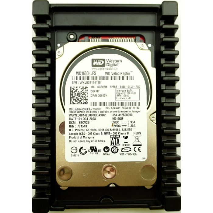 Dysk twardy WD 160GB 10K HDD SATA 2.5" 16MB G605H