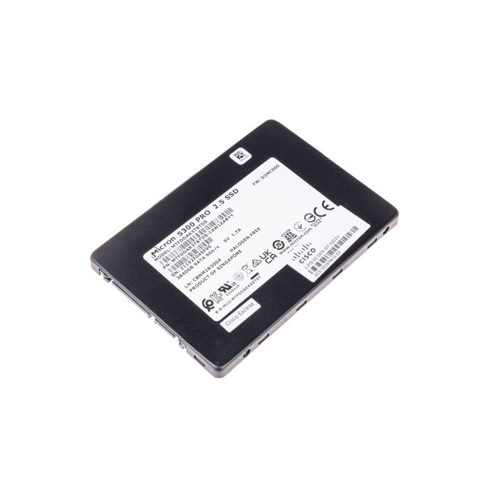 Hard Drive Cisco 3.8TB SSD SATA 6G 2.5" TLC AES-256 MTFDDAK3T8TDS-1AW1ZABYY