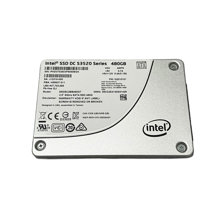 Hard drive Cisco 480GB SSD SATA 6G 2.5" SSDSC2BB480G7K