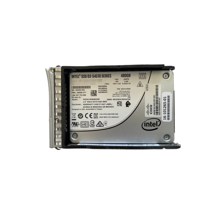 Hard drive Cisco 480GB SSD SATA 6G 2.5" UCS-SD480G6I1X-EV