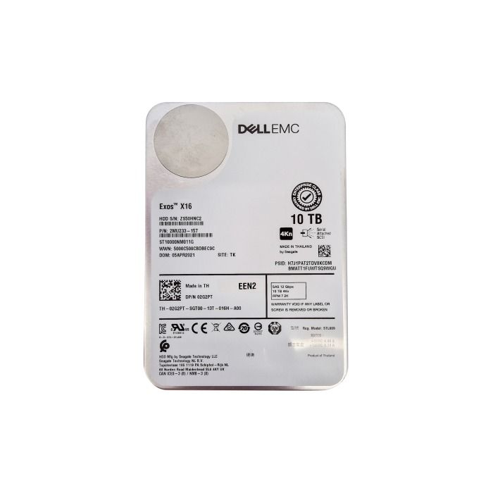 Hard drive Dell 10TB HDD SAS 12G 3.5" 2G2PT