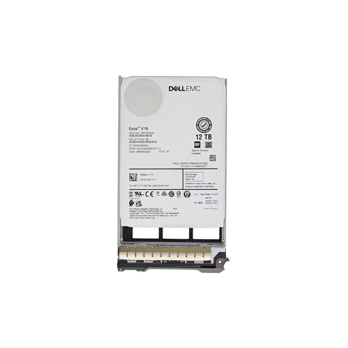 Hard drive Dell 12TB 7.2K HDD SATA 6G 3.5" 512e 256MB KTJTY