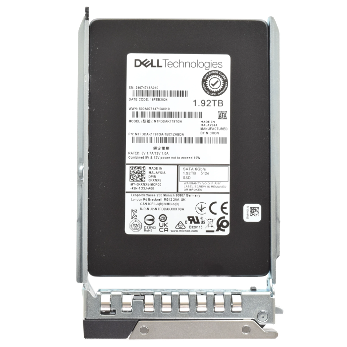 Hard drive Dell 1.92TB SSD SATA 6G 2.5" RI KXNX5