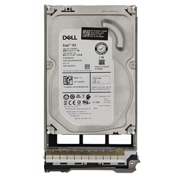 Hard drive Dell 1TB HDD SATA 6G 3.5" W0VNC