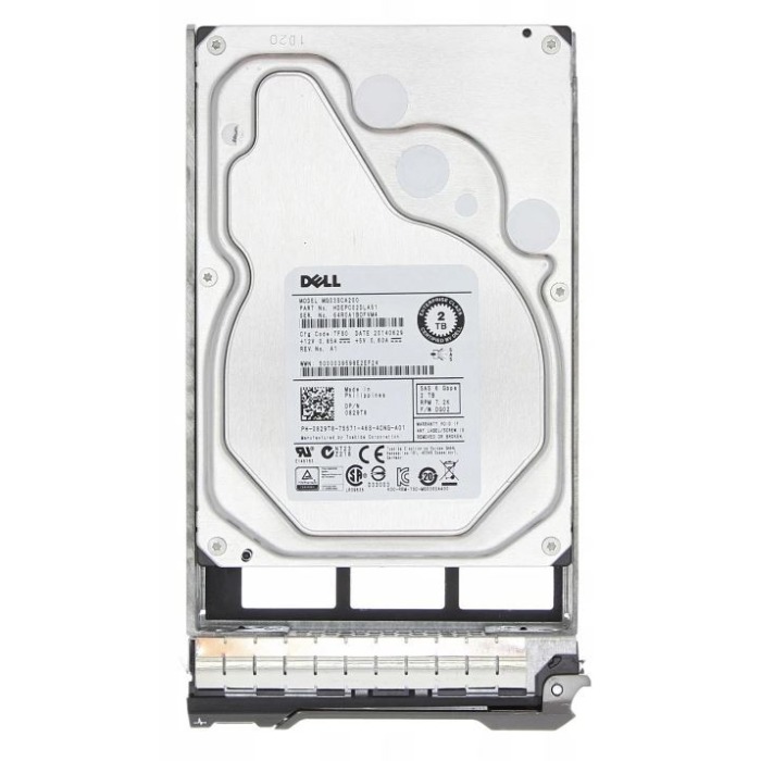Hard drive Dell 2TB 7.2K HDD SAS 6G 3.5" 512n 64MB 829T8
