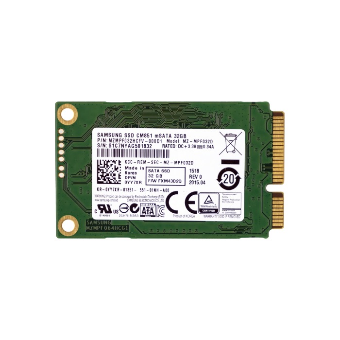 Hard drive Dell 32GB SSD SATA 6G mSATA YY7XR