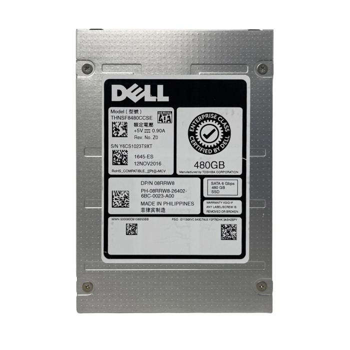 Hard drive Dell 480GB SSD SATA 6G 2.5" MLC RI 8RRW8