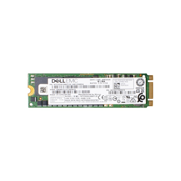 Hard drive Dell 480GB SSD SATA 6G M.2 2280 RI 512e GPGC0