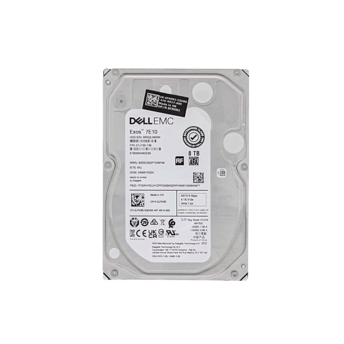 Hard drive Dell 8TB 7.2K HDD SATA 6G 3.5" 512e 256MB J7W80