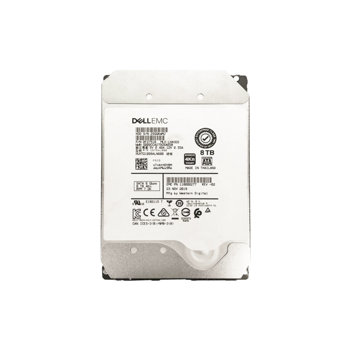 Hard drive Dell 8TB HDD SATA 6G 3.5" 118000277-02