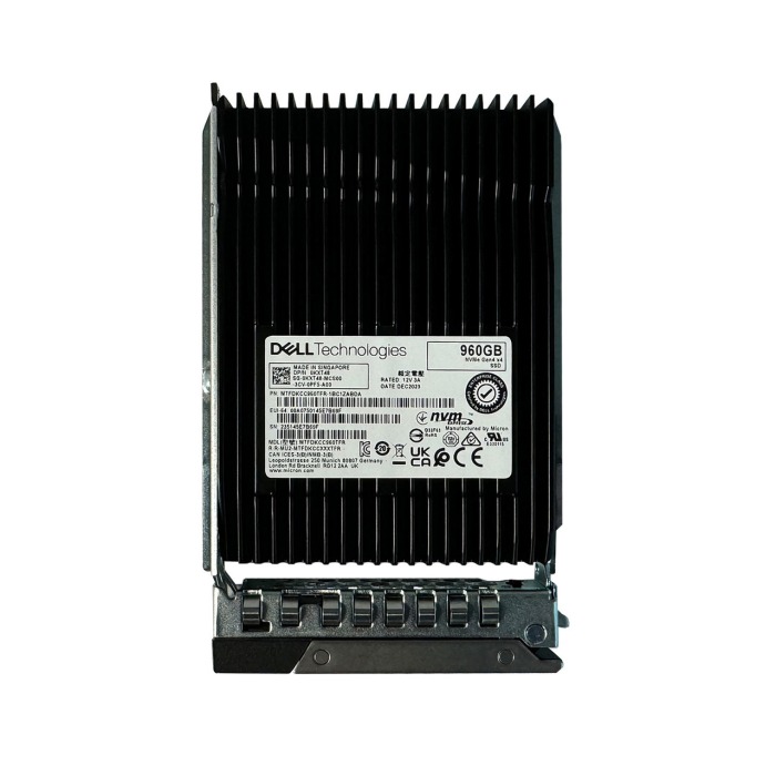 Hard drive Dell 960GB SSD NVMe PCIe 4.0x4 U.2 2.5" RI KXT48