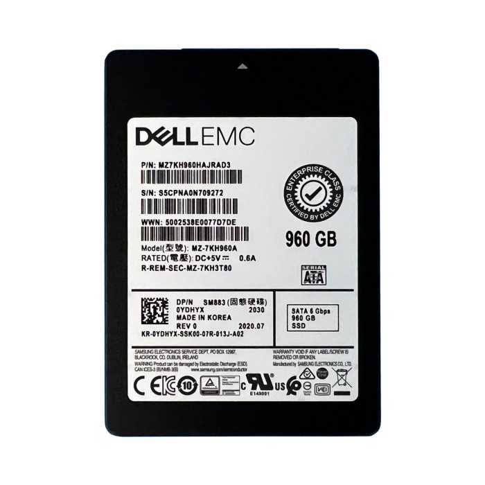 Hard drive Dell 960GB SSD SATA 6G 2.5" MLC MU YDHYX