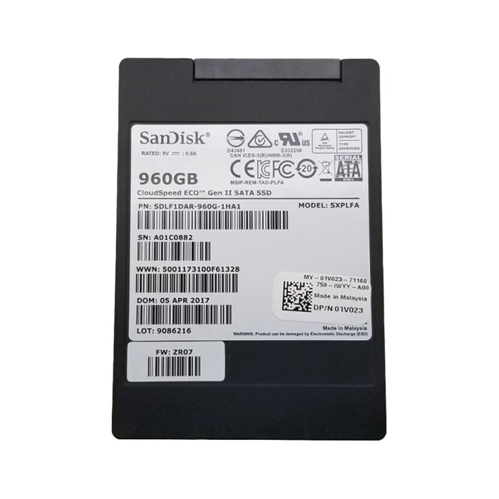 Hard drive Dell 960GB SSD SATA 6G 2.5" MLC RI 1V023