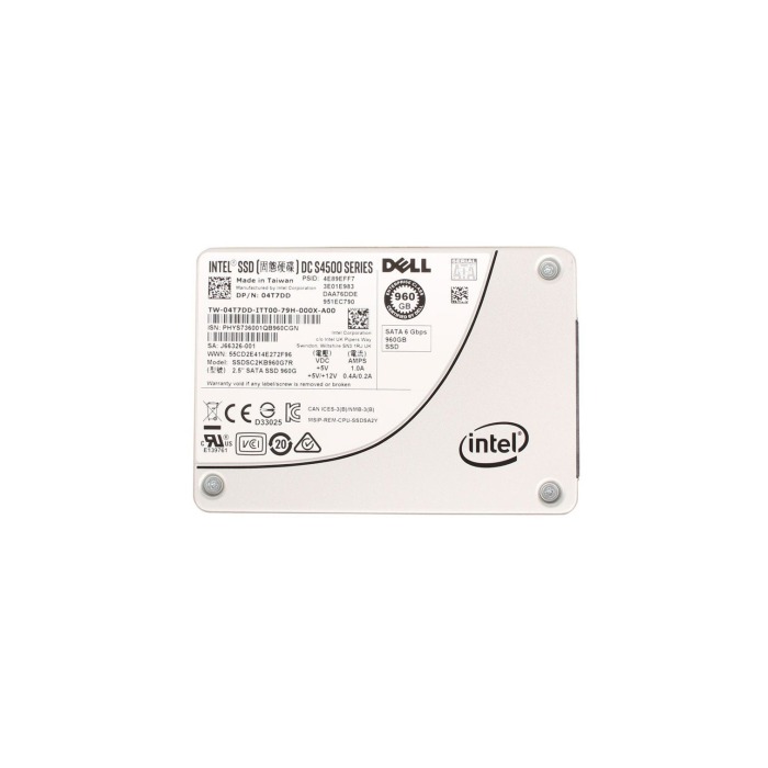 Hard drive Dell 960GB SSD SATA 6G 2.5" RI 4T7DD