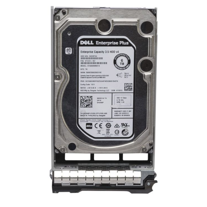 Hard drive Dell Equallogic 6TB HDD SAS 12G 3.5" HXN6P-EQL