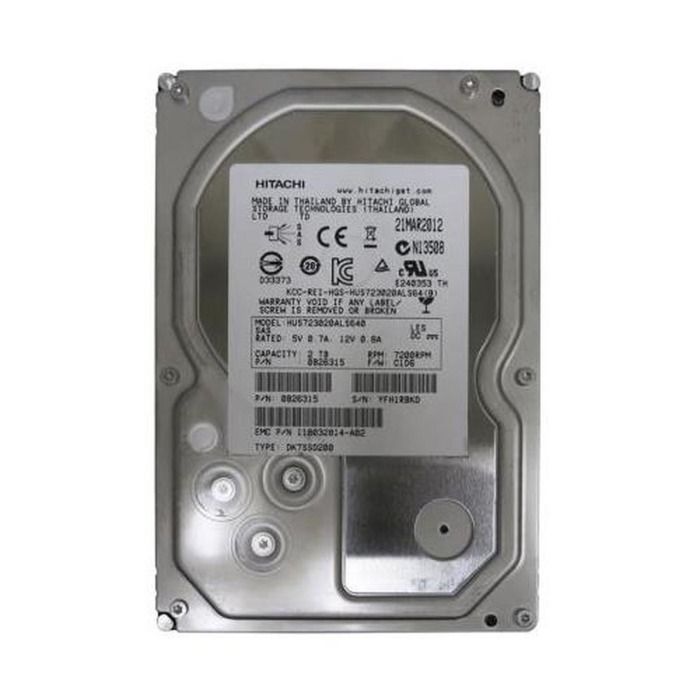 Hard Drive EMC 2TB 7.2K SAS 6G 3.5 512n 64MB 0B26317