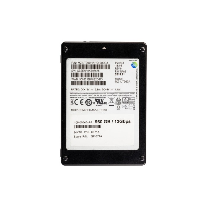 Hard drive HP 480GB SSD SAS 12G 2.5" MLC RI 787177-001