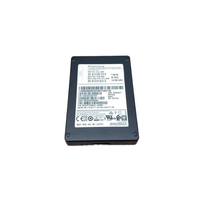 Hard drive IBM 7.68TB SSD SAS 12G 2.5" RI 01LJ399