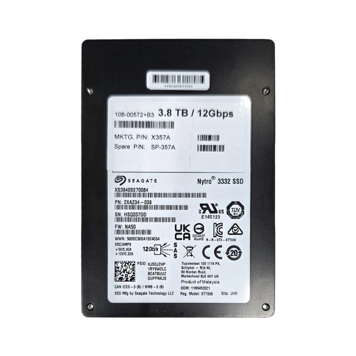 Hard drive Netapp 3.84TB SSD SAS 12G 2.5" TLC RI 108-00572+B3