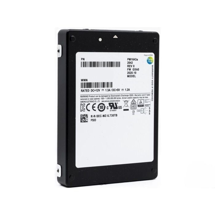 Hard drive Samsung 7.68TB SSD SAS 12G 2.5" TLC AES-256 MZILT7T6HALA-00007