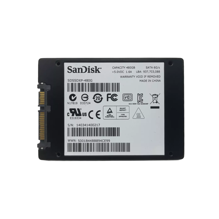 Hard drive SanDisk 480GB SSD SATA 2.5" SDSSDXP-480G
