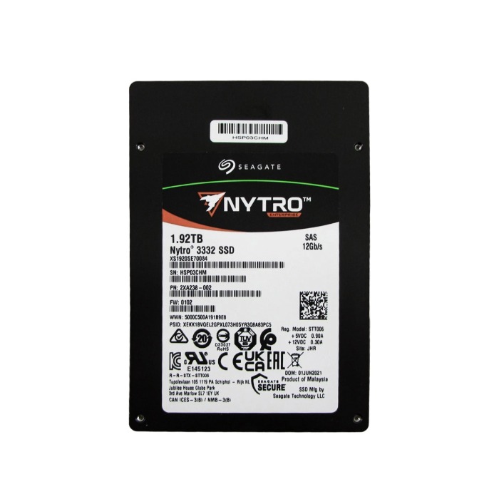 Hard drive Seagate 1.92TB SSD SAS 12G 2.5" TLC RI XS1920SE70084