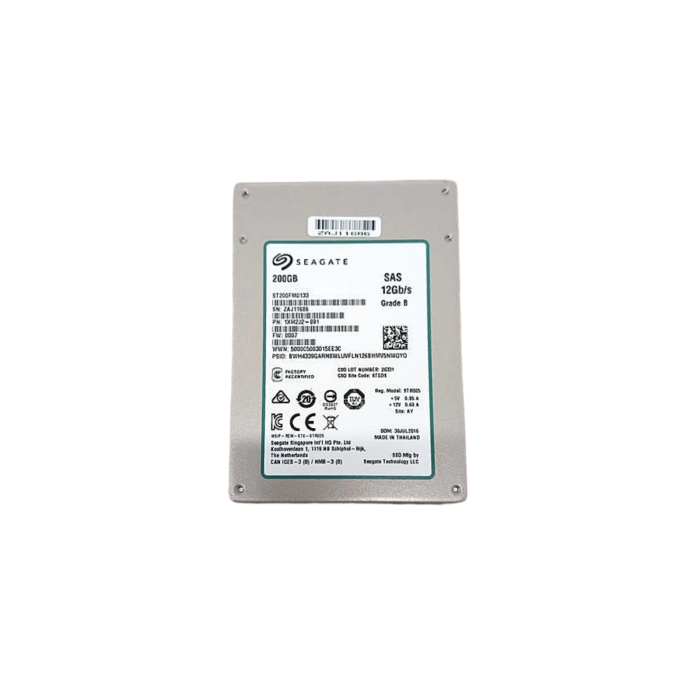 Hard drive Seagate 200GB SSD SAS 12G 2.5" eMLC WI 512 1XM2J2-891