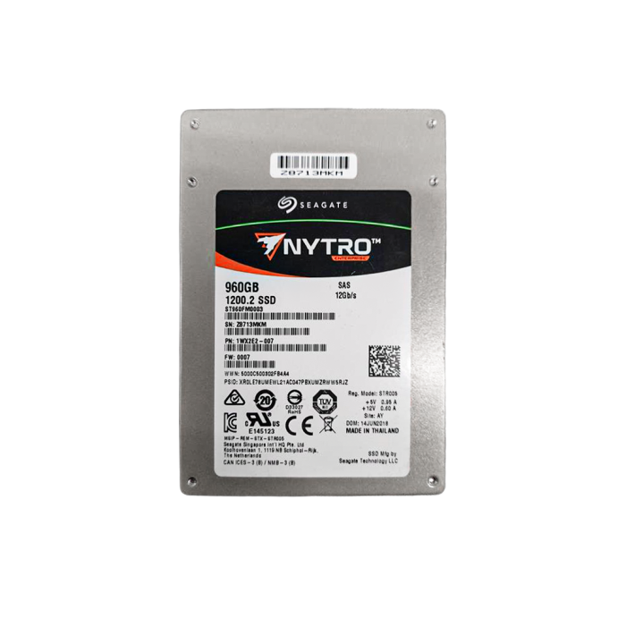 Hard drive Seagate 960GB SSD SAS 12G 2.5" MLC RI 1WX2E2-007