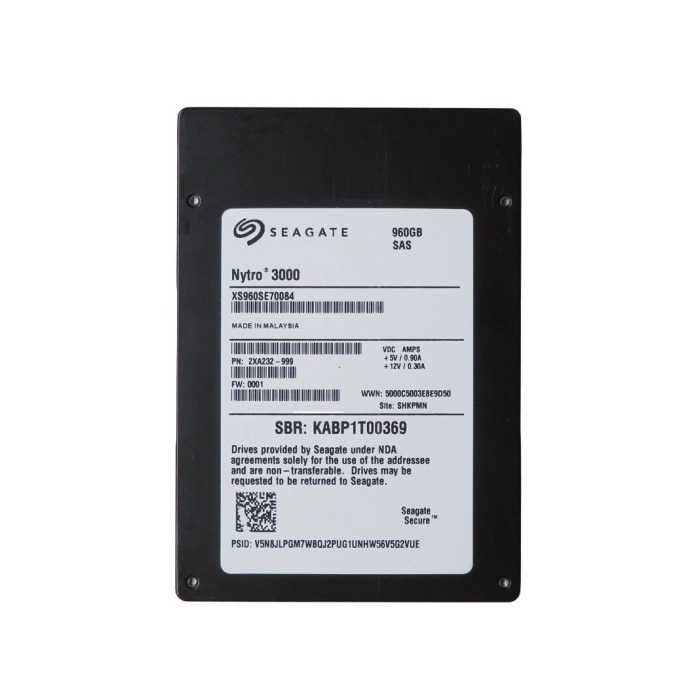 Hard drive Seagate 960GB SSD SAS 12G 2.5" TLC RI XS960SE70084
