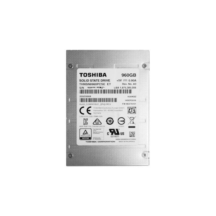 Hard drive Toshiba 960GB SSD SATA 6G 2.5" MLC THNSN8960PCSE