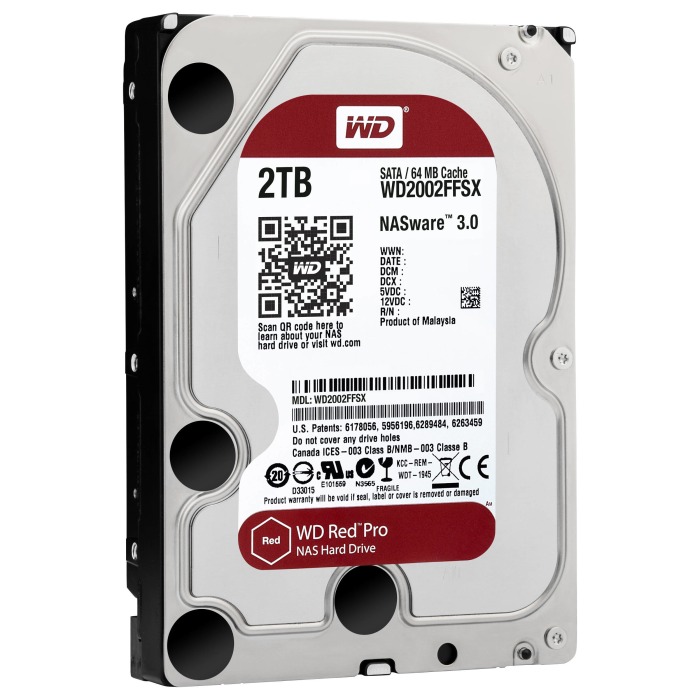Hard drive WD 2TB 7.2K HDD SATA 3.5" 64MB WD2002FFSX