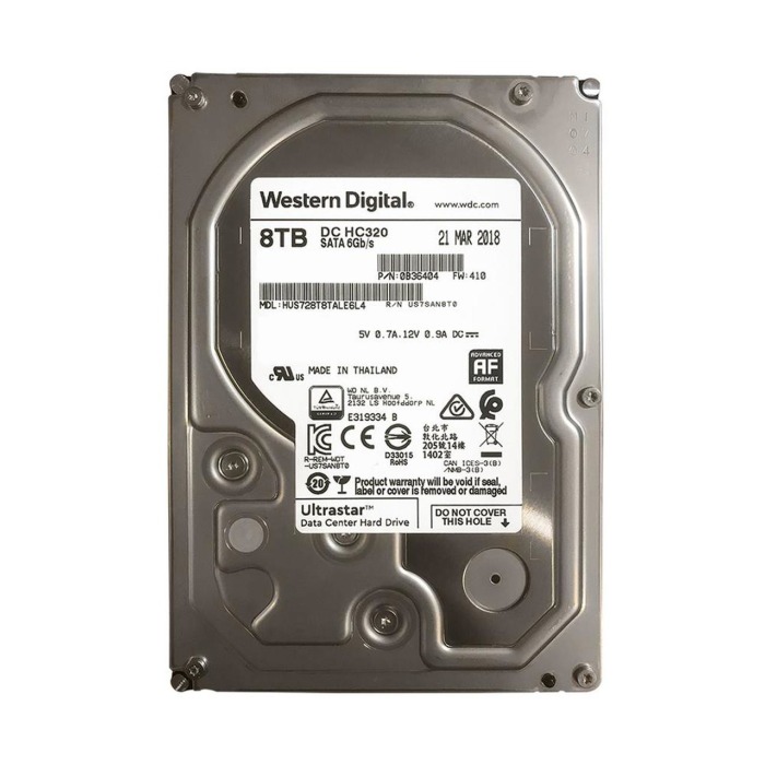 Hard drive WD 8TB 7.2K HDD SATA 6G 3.5" 512e 256MB 0B36404