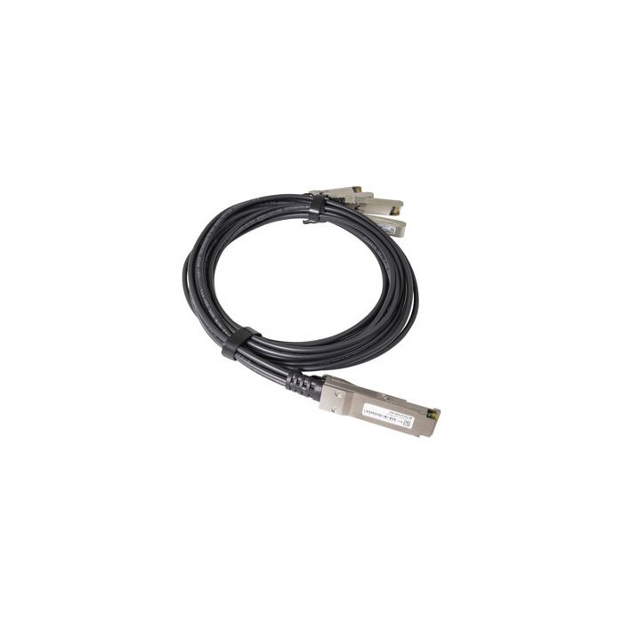Kabel DAC HD SFF-8436 QSFP+ 40GbE do 4xSFF-8431 SFP+ 10GbE 2M